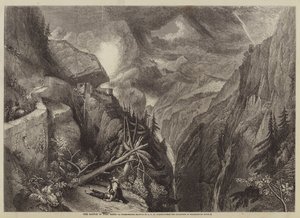 De slag om Fort Bard door after Joseph Mallord William Turner