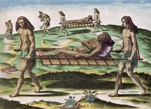 Hermafrodieten vervoeren de gewonden, uit 