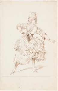 Een balletdanseres, juffrouw Marie Allard