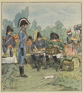 Berthier maakte aantekeningen door after Louis Charles Bombled