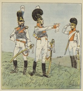 Kolonel van chevau-legers, Beierse officier, Kolonel van dragonders door after Louis Charles Bombled