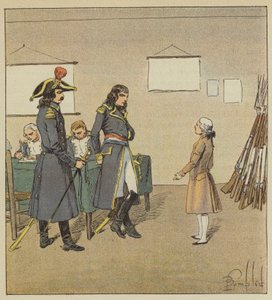 Eugène de Beauharnais vraagt Bonaparte om het zwaard van zijn vader