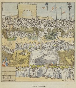 Fandroana-feest door after Louis Charles Bombled