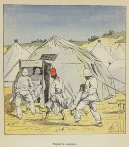Veldhospitaal door after Louis Charles Bombled