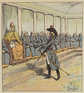 Junot bedreigt de senaat van Venetië