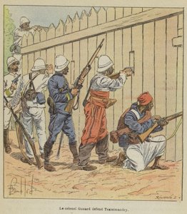 Kolonel Gonard verdedigt Tsainimandry door after Louis Charles Bombled