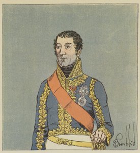 Maarschalk Mortier door after Louis Charles Bombled