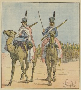 Napoleon creëerde regimenten van dromedarissen