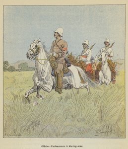 Ordonnantieofficier in Madagaskar door after Louis Charles Bombled