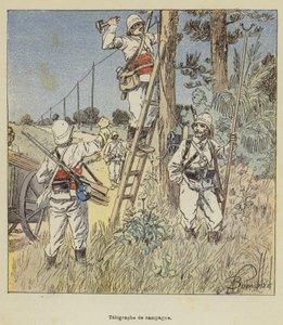 Veldtelegraaf door after Louis Charles Bombled