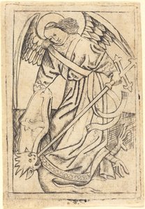 Sint Michaël door after Master E.S.