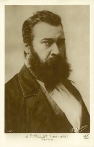 Jean-Francois Millet, Franse schilder door after Nadar