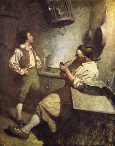Illustratie voor Schateiland door after Newell Convers Wyeth