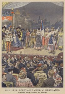 Populair gala georganiseerd door Paul Deschanel, voorzitter van de Franse Kamer van Afgevaardigden