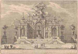 De Prima Macchina voor de Chinea van 1754: Het Paleis van Venus op Cyprus