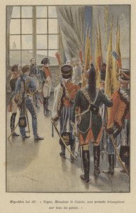Napoleon zei: Zie, Graaf, mijn legers zijn overal zegevierend.