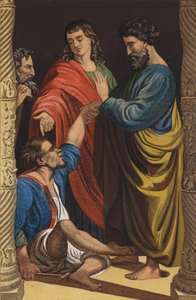 Petrus en Johannes genezen de lamme man