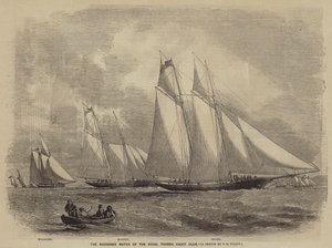 De Schoonerwedstrijd van de Koninklijke Thames Jachtclub