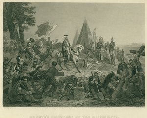 De ontdekking van de Mississippi door De Soto