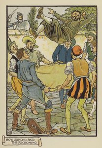 Hoe Sancho de Rekening Betaalde door after Walter Crane