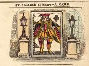 St Jamess Street, een kaart door after William Heath