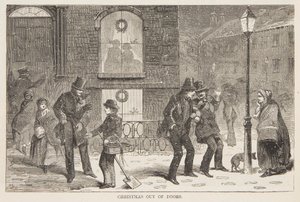 Kerstmis Buiten door after Winslow Homer