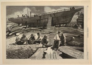 Scheepsbouw, Gloucester Haven, uit Harper