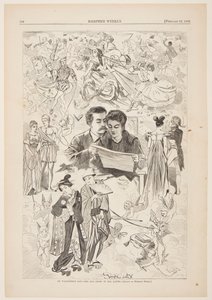 Valentijnsdag – Het oude verhaal in alle landen door after Winslow Homer
