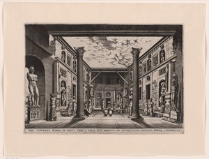 Beeldentuin in Palazzo Valle, Capranica