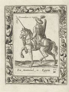 Mammeluk te paard door anonymous (attributed to)