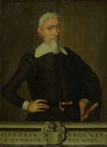 Portret van Hendrik Brouwer, Gouverneur-generaal van Nederlands-Indië door anonymous (copy after)