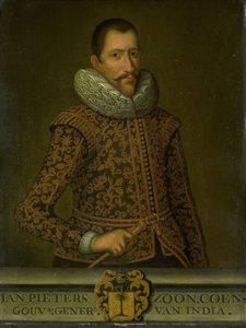 Portret van Jan Pietersz Coen, Gouverneur-Generaal van Nederlands-Indië