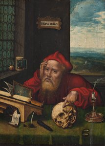 Dutch: H. Hieronymus in zijn studeervertrek Saint Jerome in his study door anonymous 