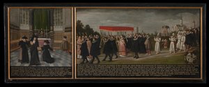 Genezing en processie tegen de pest in 1604