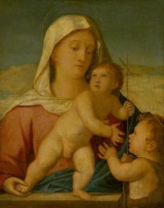 Slowaaks: Madonna met Kind en Johannes de Doper Madonna met Kind en Johannes de Doper door anonymous 