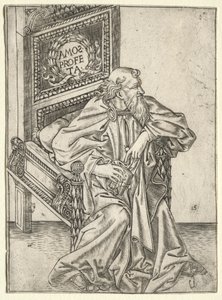 De profeten: Amos door attributed to Baccio Baldini