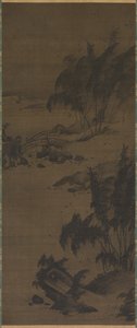 Bamboe in Wind door attributed to Genga