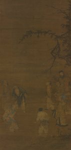 De voetballers door attributed to Ma Yuan