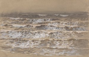 Studie van golven door attributed to Samuel Palmer