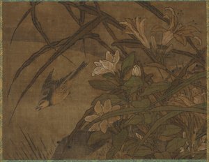 Vogels en Bloemen door attributed to Sesshū Tōyō