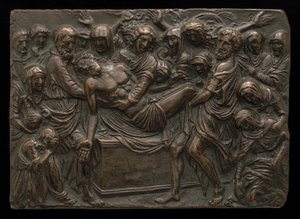 De Graflegging van Christus door called Riccio Andrea Briosco