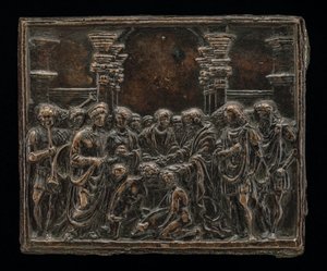Het Offer van een Varken door called Riccio Andrea Briosco