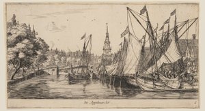 De Appelmarckt, van Gezicht op Amsterdam