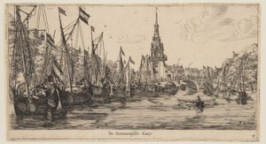 De Roowaensche Kaey, van Gezicht op Amsterdam
