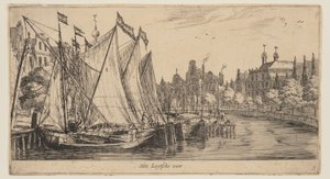 Het Leytsche veer, from Views of Amsterdam