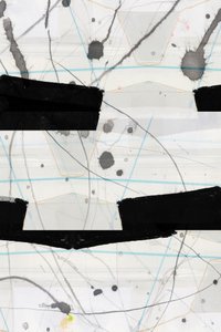 Abstracte zwarte spatten door cartissi