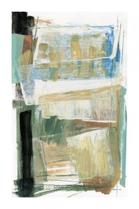 Abstracte blauwgroene lagen door cartissi
