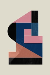Abstracte kleurblokken