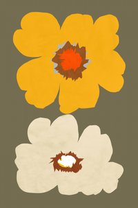 Abstracte bloemmotieven door cartissi