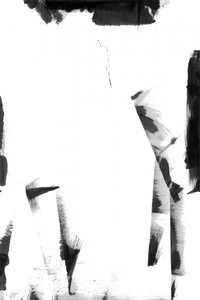 Abstracte inktstreken